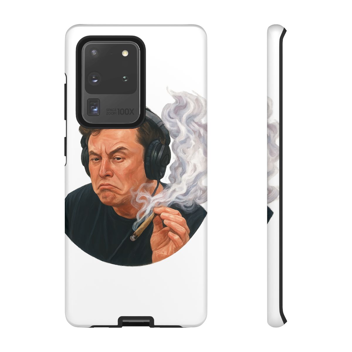 Elon Musk Joe Rogan Smoking Podcast Funny Sticker | Bold Vinyl Decal