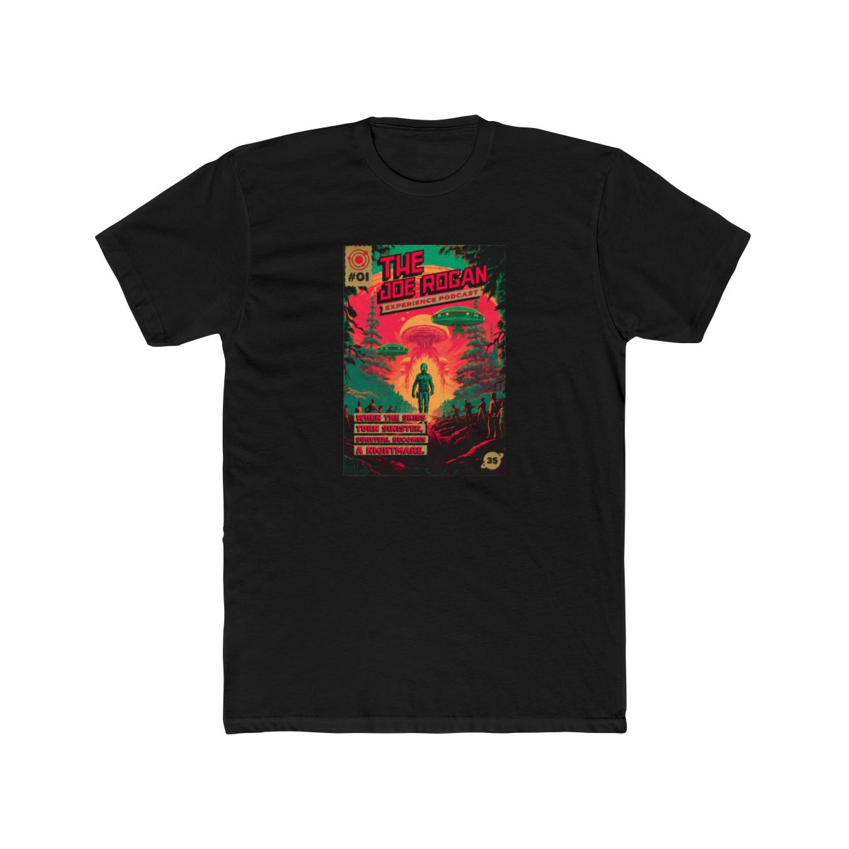 The Joe Rogan Podcast Retro Comic Book Cover Art - Nostalgic Pop Culture Tribute T Shirt - Joe Rogan official t-shirts merch